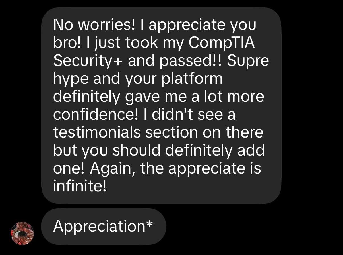 TikTok comment asking whether I offer a mentorship program